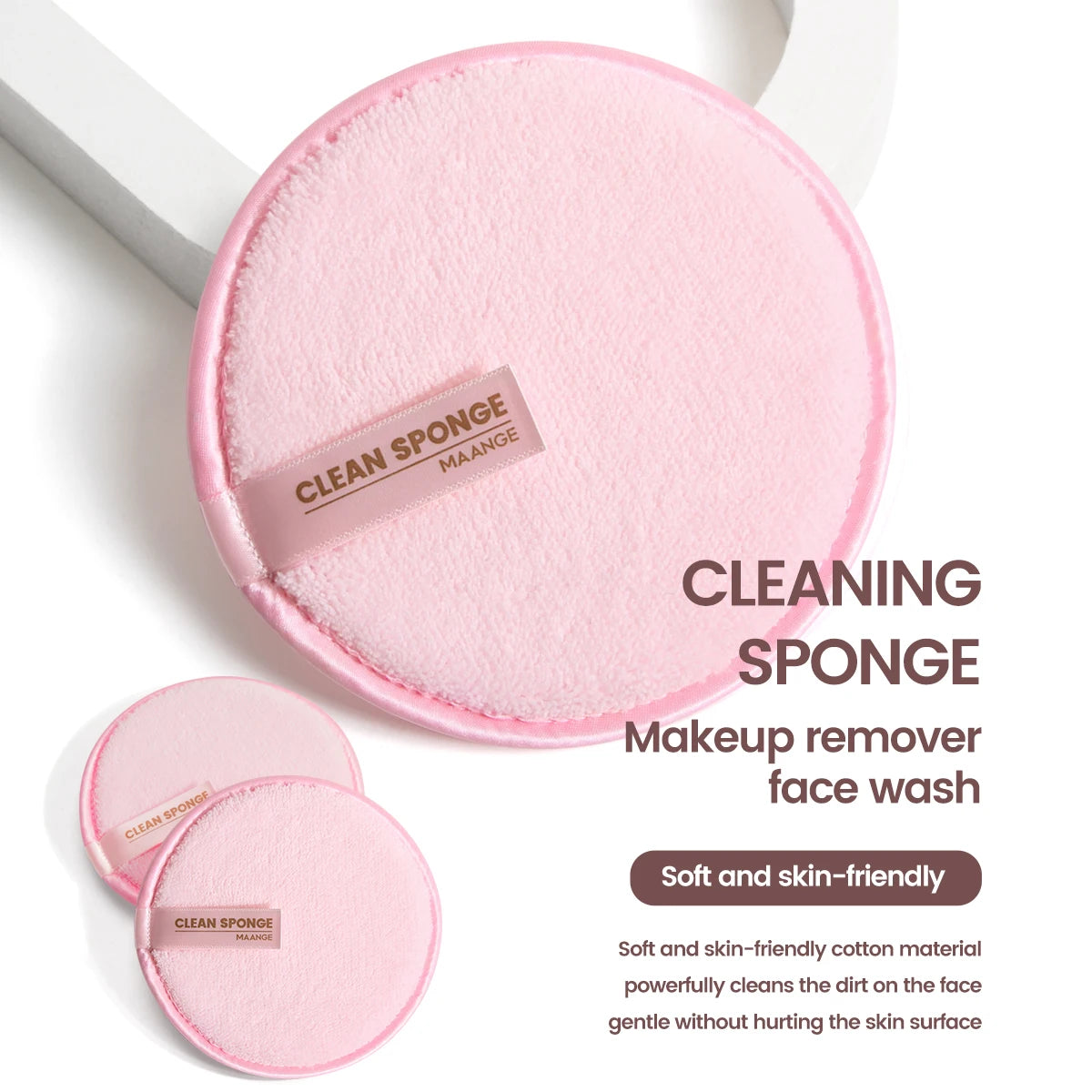 MAANGE 23pcs/Set Makeup Tool 13pcs Pro Makeup Brushes 5pcs Mixed Blender Sponges Puff Makeup Remover Headband Wristband Gifts