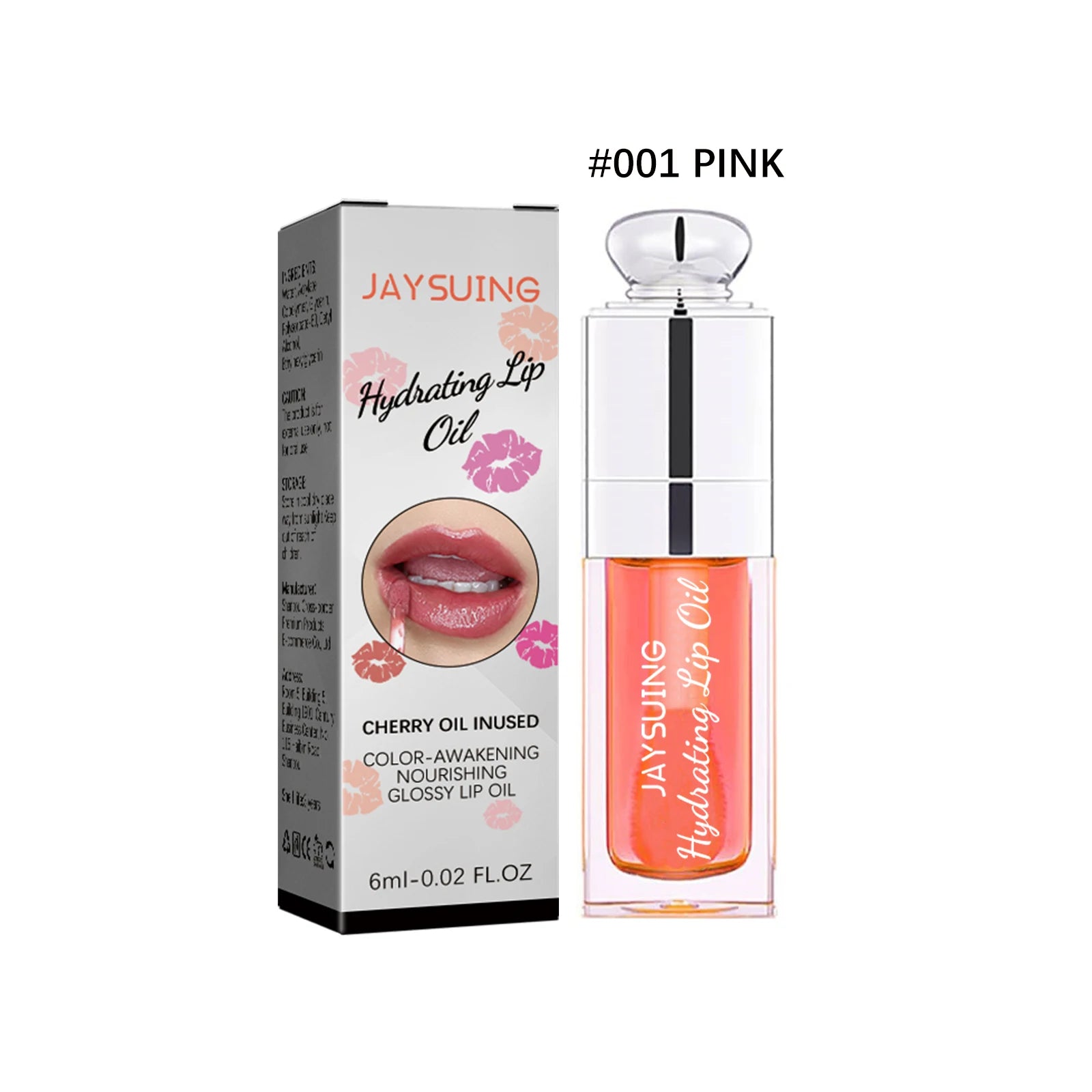6ml Lip Oil Deep Moisturizing Lip Glaze Smoothing Plumper Serum Lip Lines Long Lasting Nourishment Lip Balm Lip Makeup Lipstick