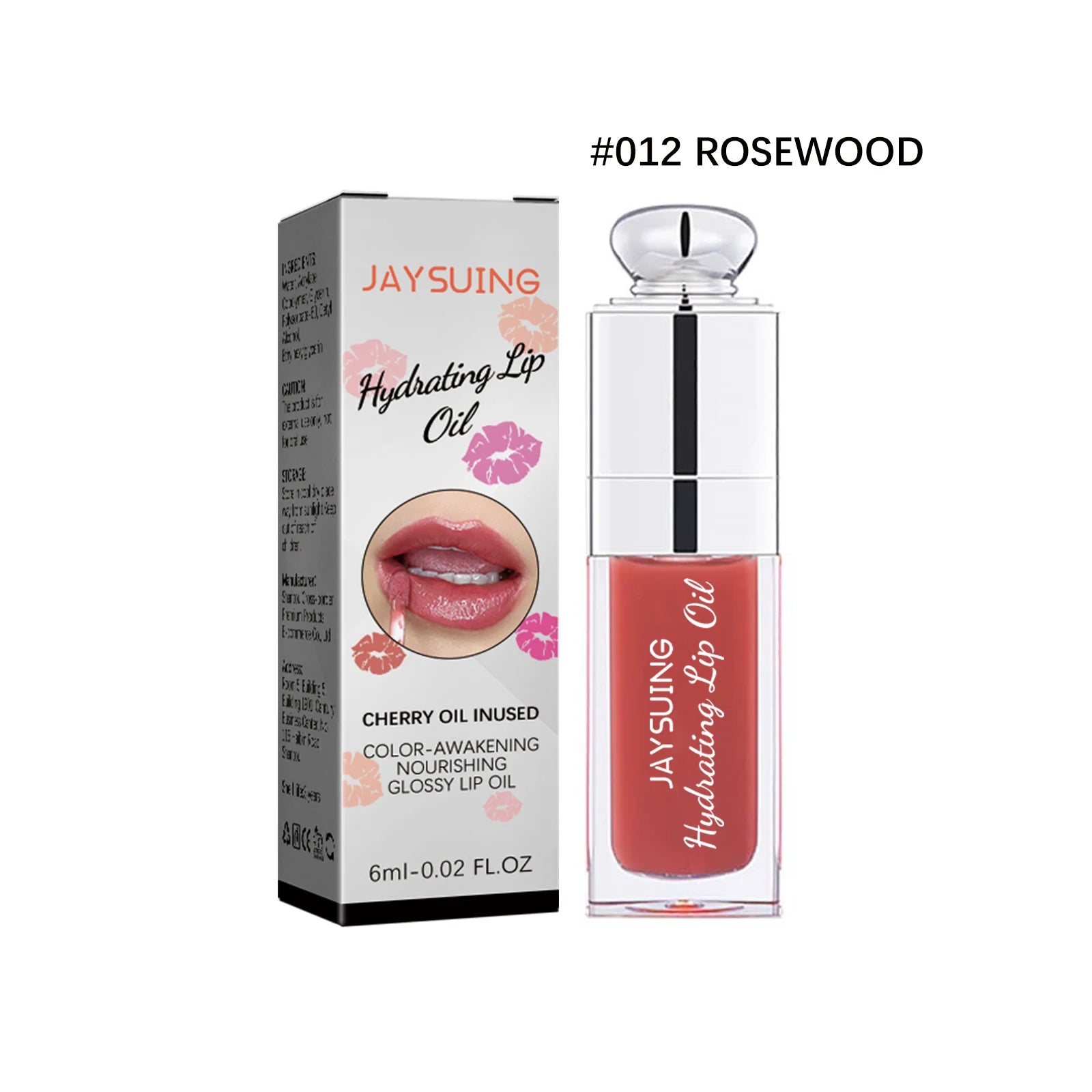6ml Lip Oil Deep Moisturizing Lip Glaze Smoothing Plumper Serum Lip Lines Long Lasting Nourishment Lip Balm Lip Makeup Lipstick