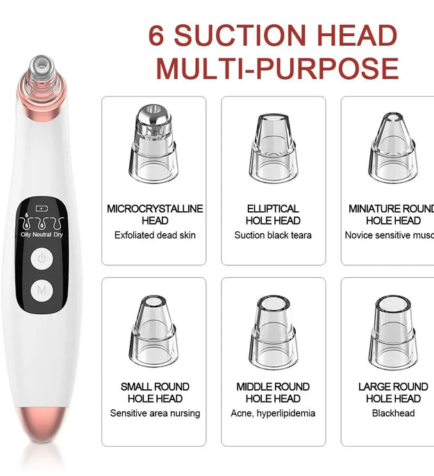 Ultrasonic Skin Scrubber Electric Face Cleaner Blackhead Removal Pore Cleaner Nano Facial Sprayer Eye Beauty Device Kit