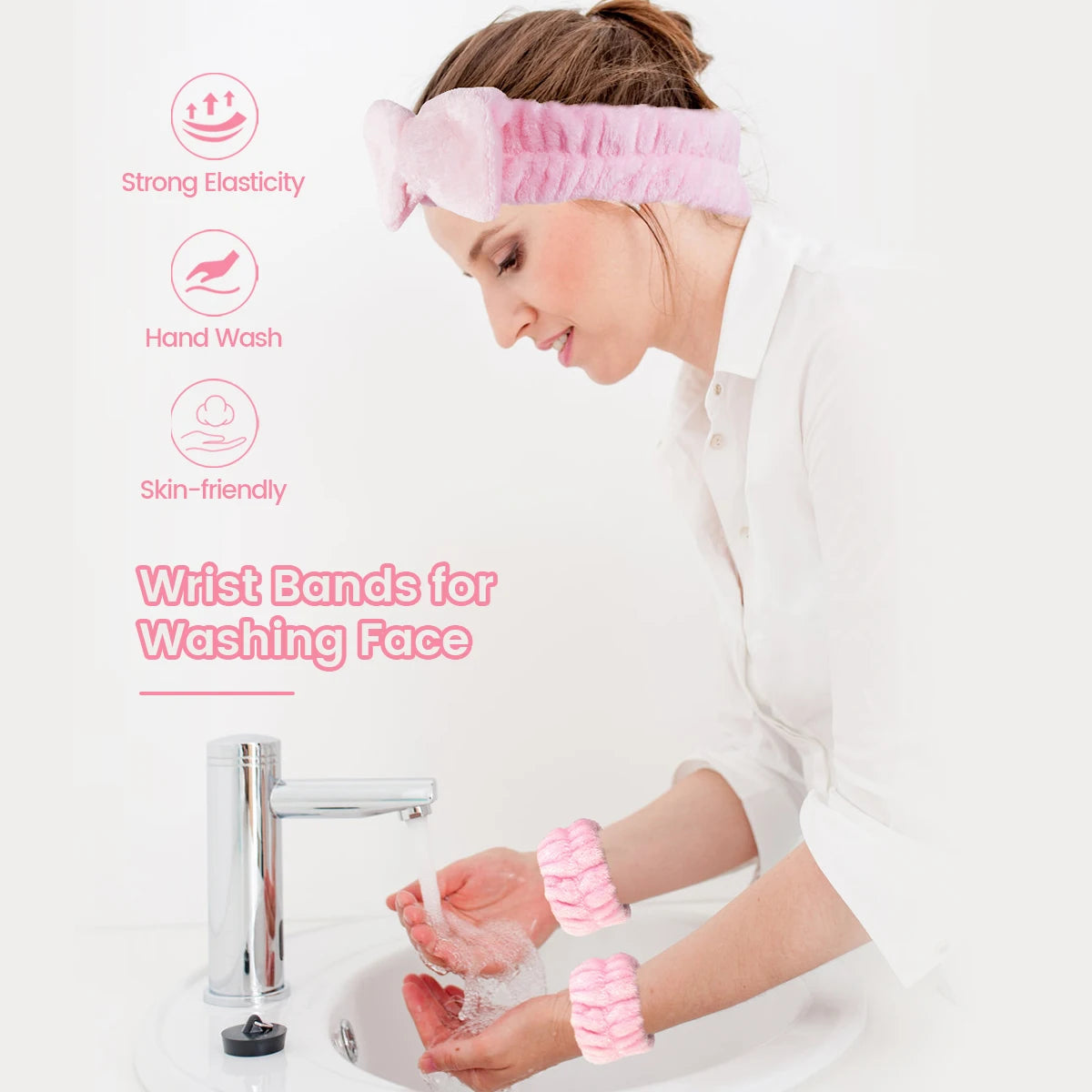 MAANGE 23pcs/Set Makeup Tool 13pcs Pro Makeup Brushes 5pcs Mixed Blender Sponges Puff Makeup Remover Headband Wristband Gifts